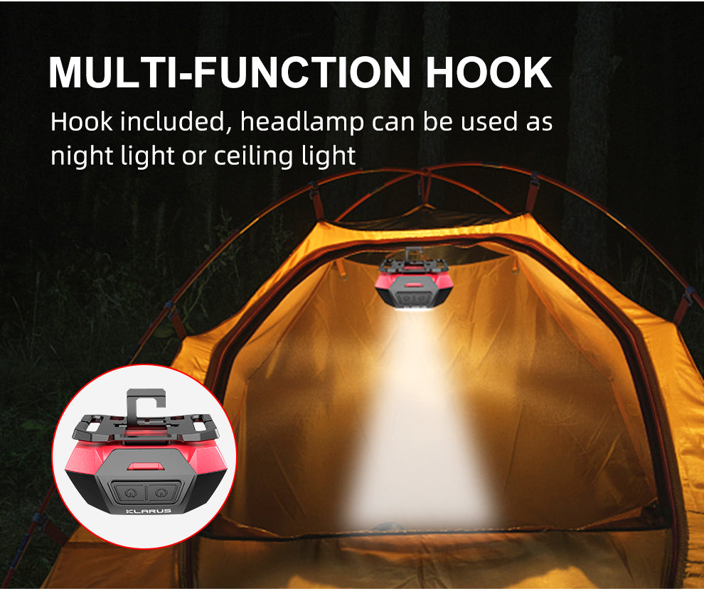 LED Stirnlampe HM2, 270 Lumen mit Motion Controll (exkl. Batterien)