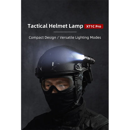 Taktische LED Helmlampe XT1C PRO, 1'000 Lumen (inkl. Akku)
